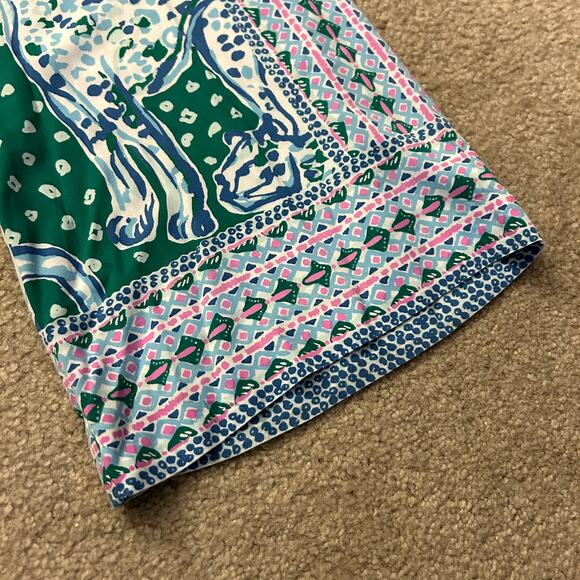Lilly Pulitzer Coastal Emerald Isle On The Prowl Bal Harbor Palazzo Pants  XS - Picture 9 of 15